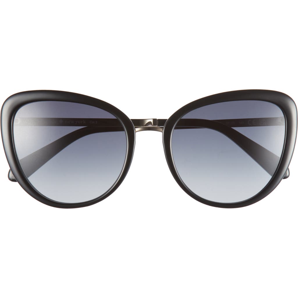 Kate Spade New York Sydneeos 55mm Cat Eye Sunglasses In Black