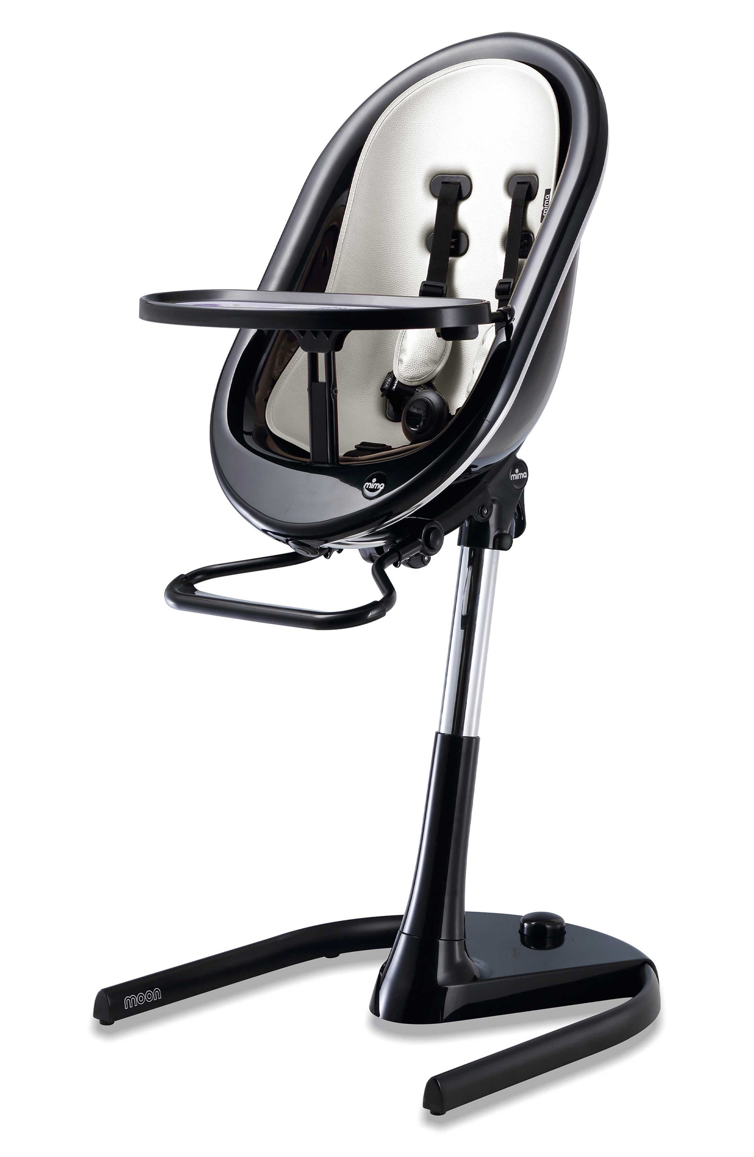 mima Moon 2G 3-in-1 Highchair in Black /Snow White 