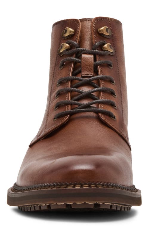 Steve Madden Noby Lace-up Boot In Tan