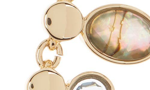 Shop Anne Klein Snickerdoodle Collar Necklace In Gold/multi