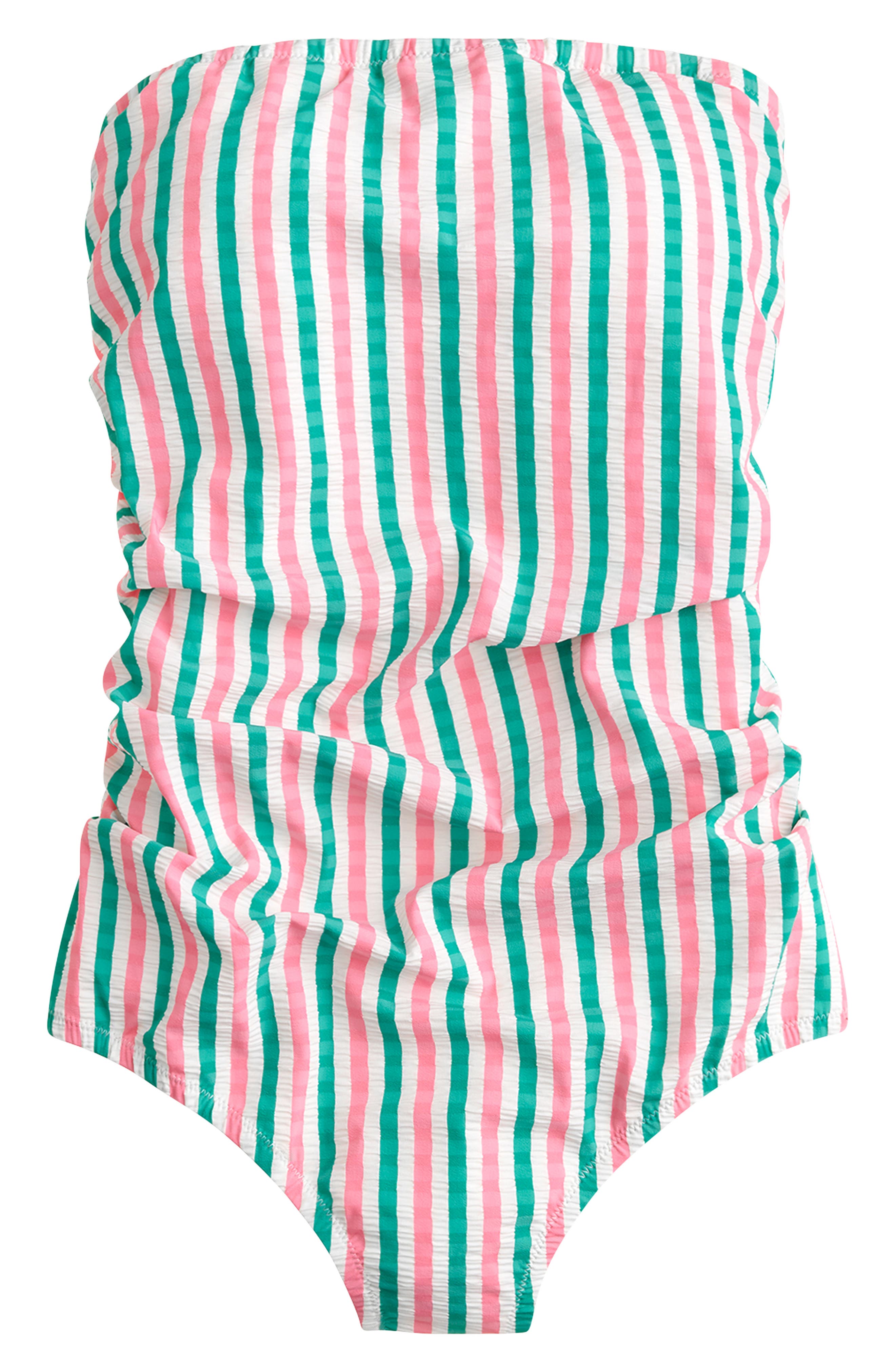 ruched bandeau swimsuit