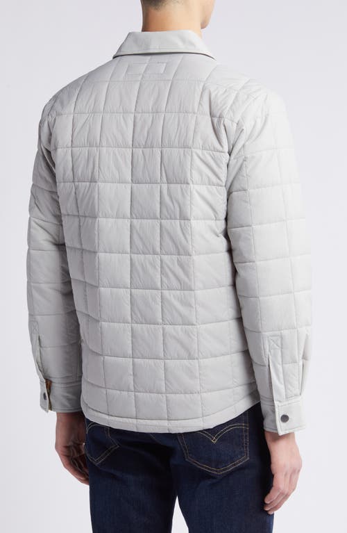 Shop Pendleton Arroyo Quilted Shirt Jacket In Fog