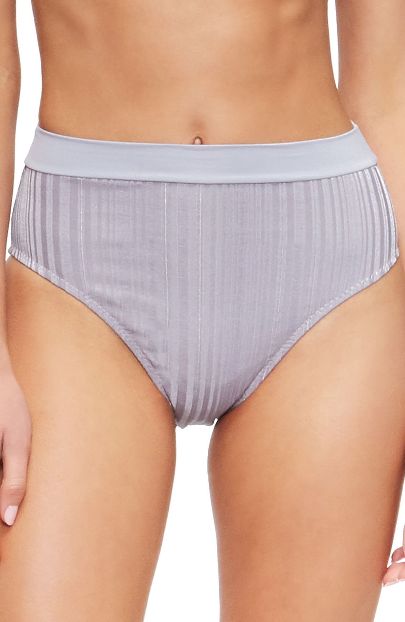 Tavik Pernille High Waist Bikini Bottoms, Grey