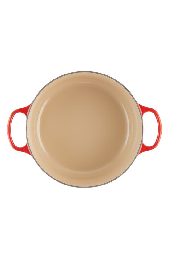 Le Creuset Signature 7.25-quart Round Enamel Cast Iron Dutch Oven In Flame