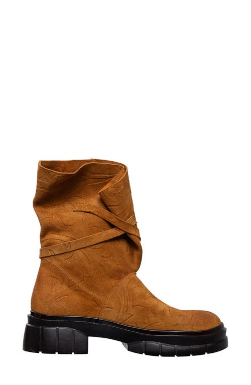 Antelope Maren Lug Sole Boot In Cognac