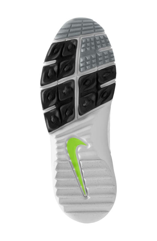 Shop Nike Free Golf Shoe In White/ Black/ Platinum/ Grey
