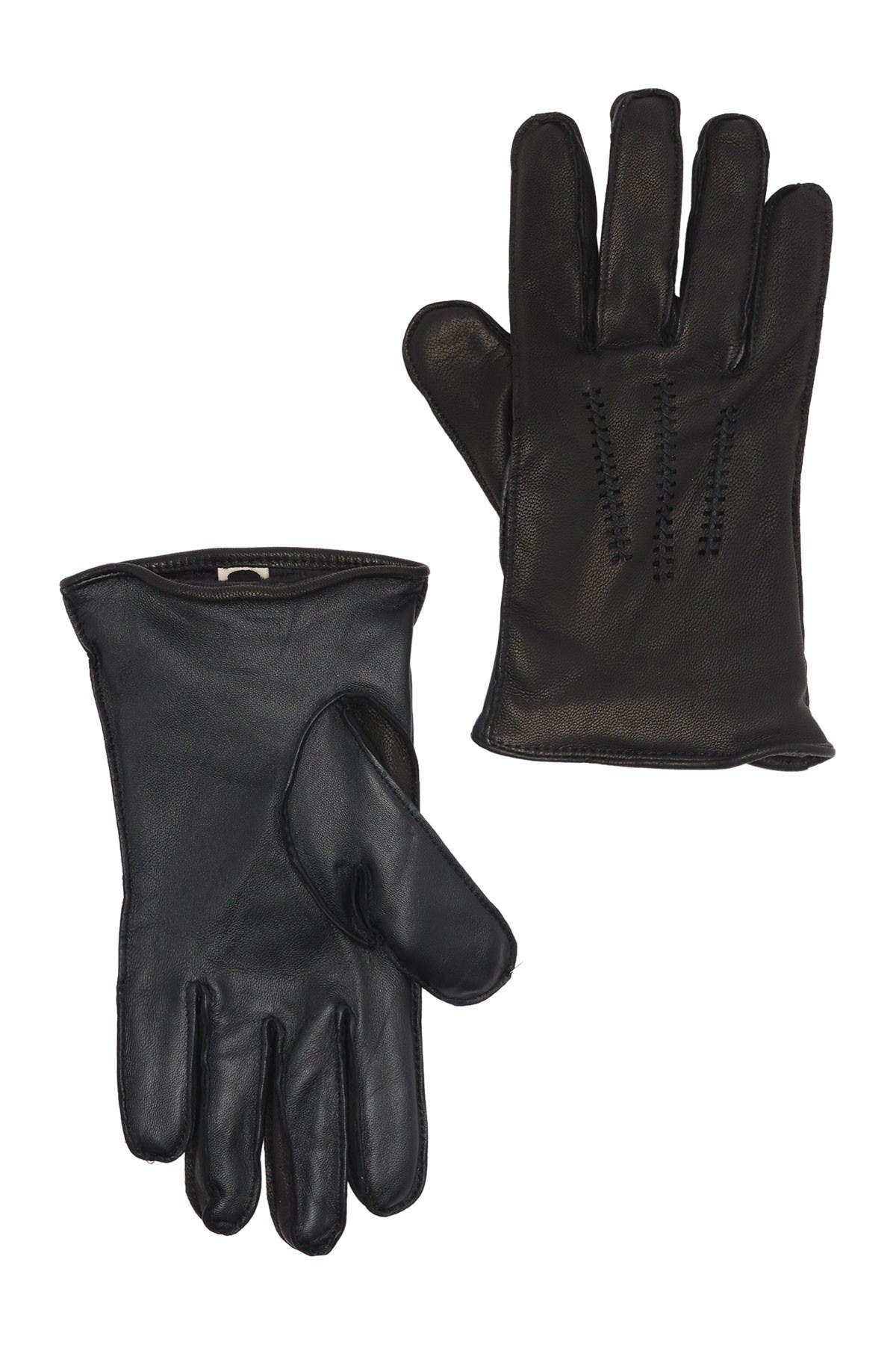 leather gloves size