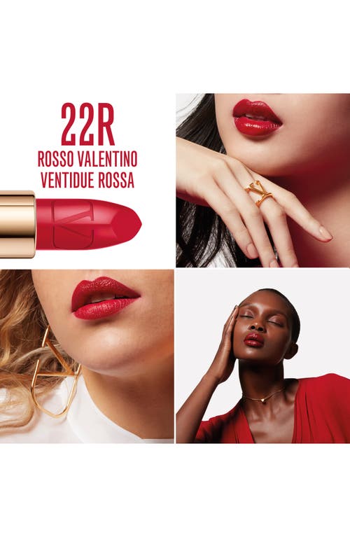 Shop Valentino Rosso  Refillable Lipstick Refill In 22r/satin