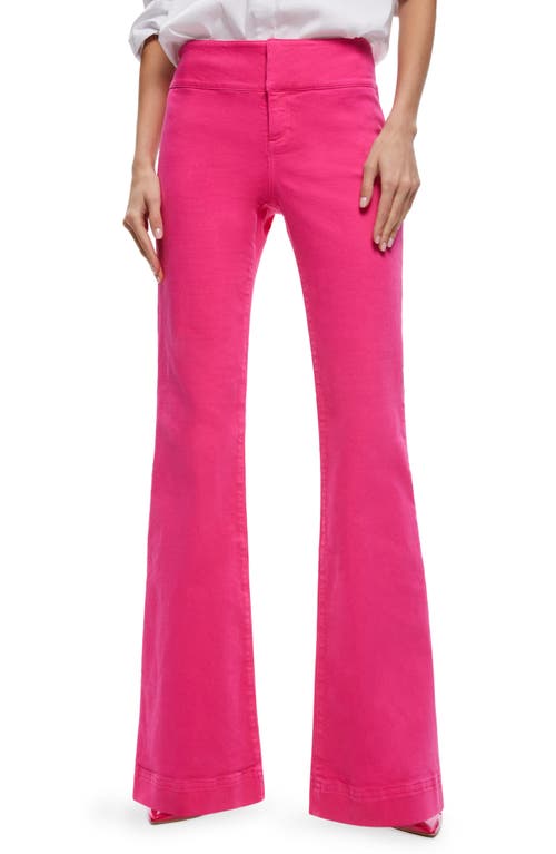 Alice + Olivia Olivia Wide Leg Jeans in Candy