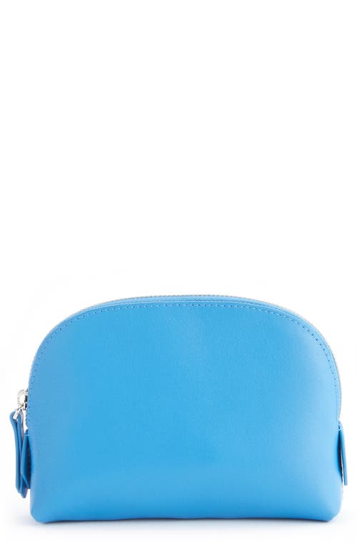 ROYCE New York Compact Cosmetics Bag in Light Blue at Nordstrom