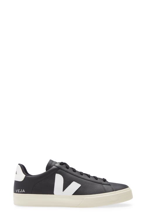 Shop Veja Gender Inclusive Campo Sneaker In Black/white