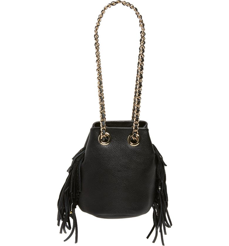 Rebecca Minkoff 'Fringe Bruni' Leather Bucket Bag | Nordstrom