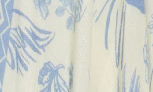 La Fiorentina Baroque Ruana In Blue