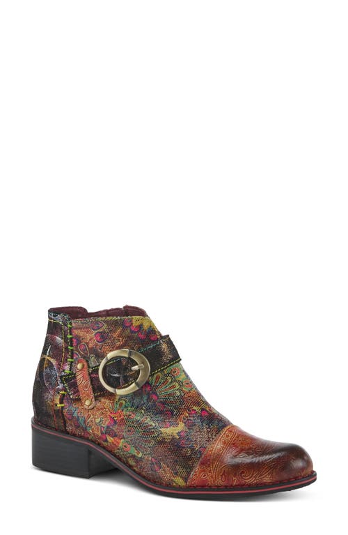 L'artiste By Spring Step Georgiana Scope Bootie In Camel Multi