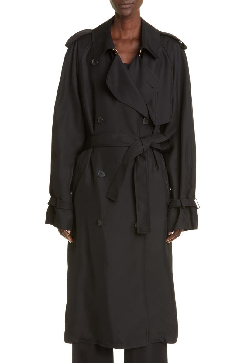 TOM FORD Fluid Twill Trench Coat | Nordstrom