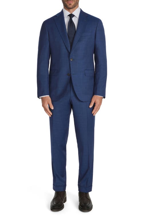 Espirit Mixy Stretch Wool Suit in Mid Blue