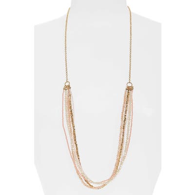 Stella + Ruby Beaded Multistrand Necklace