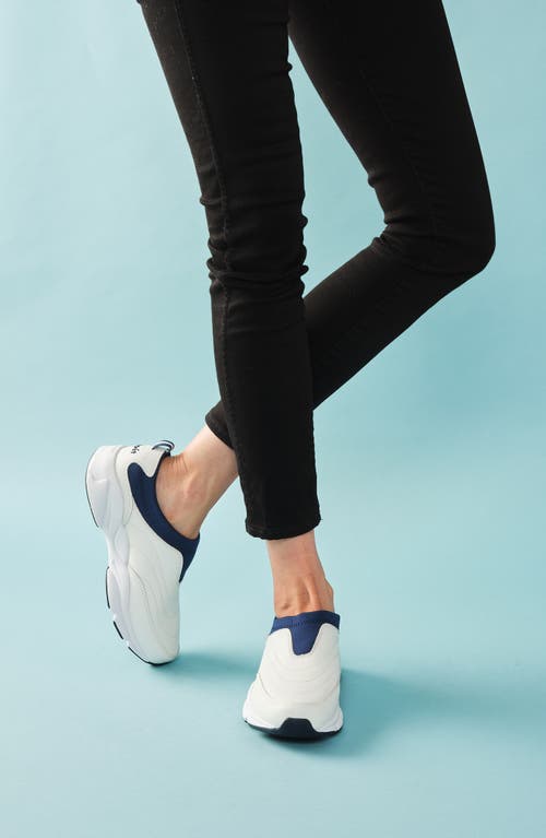 Propét Stability Slip-on Sneaker In White/navy