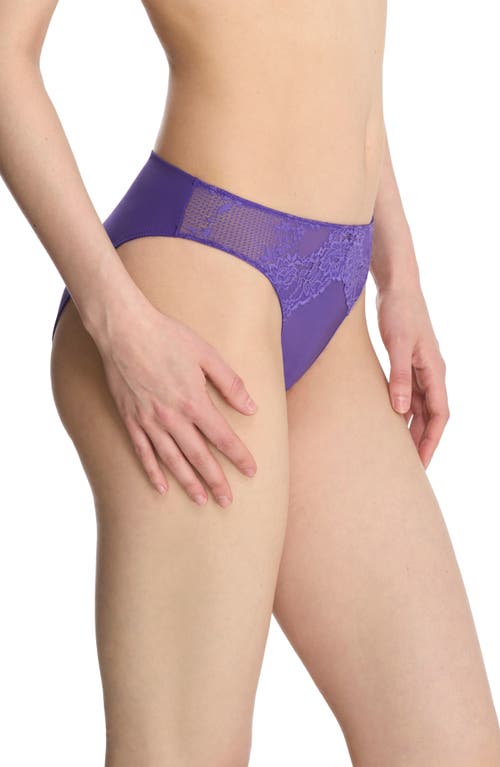 Natori Heavenly Lace Bikini In Deep Indigo
