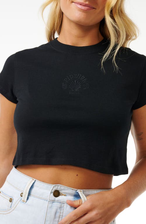 Shop Rip Curl Soleil Baby Tee In Black