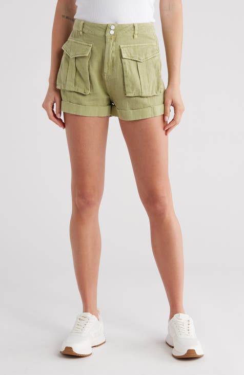 Cotton & Linen Cargo Shorts