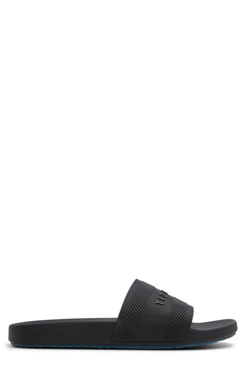 Ted Baker London Sennen Slide Sandal In Black
