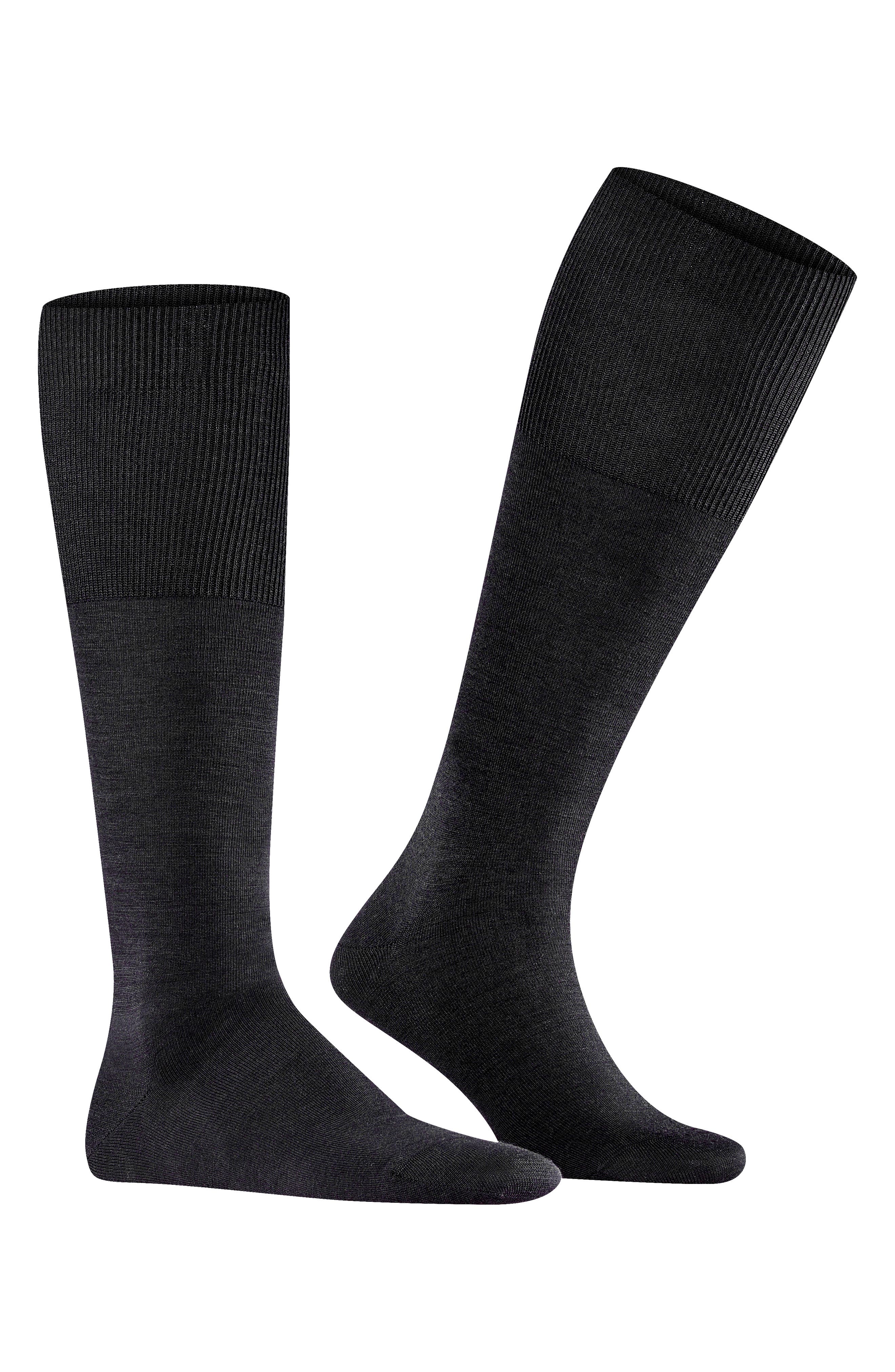Falke Airport Knee High Socks in Black 