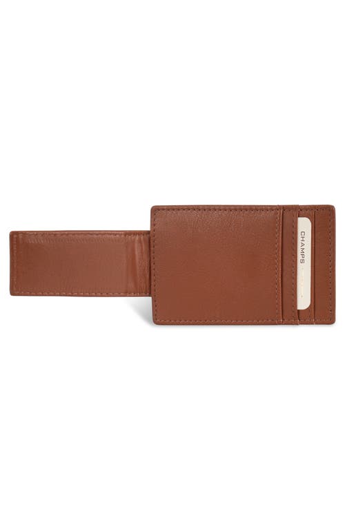 CHAMPS CHAMPS LEATHER MAGNETIC RFID CARD CASE 