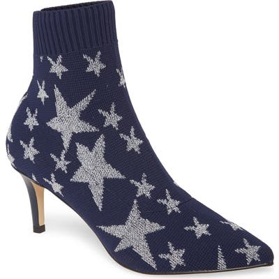 Allegra James Bailee Sock Bootie- Blue