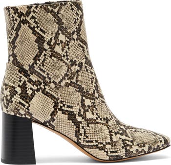 Snakeskin booties nordstrom discount rack