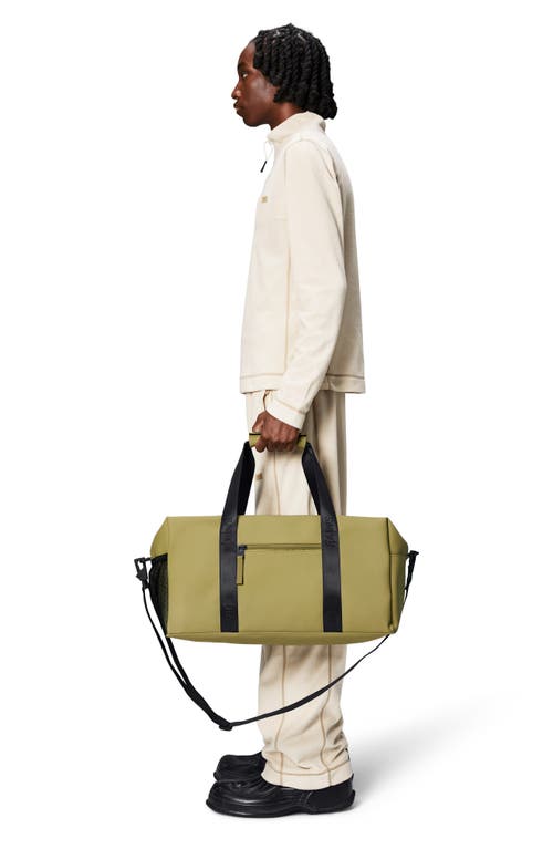 Shop Rains Trail Waterproof Gym Bag In Khaki