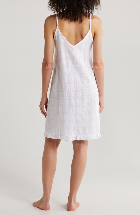 PAPINELLE PAPINELLE IVY RUFFLE COTTON SHORT NIGHTGOWN