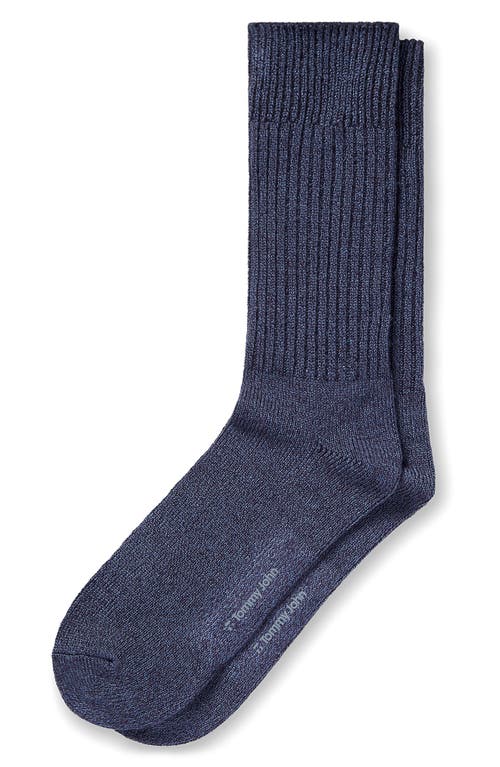 Tommy John Casual Crew Socks in Orion Blue 