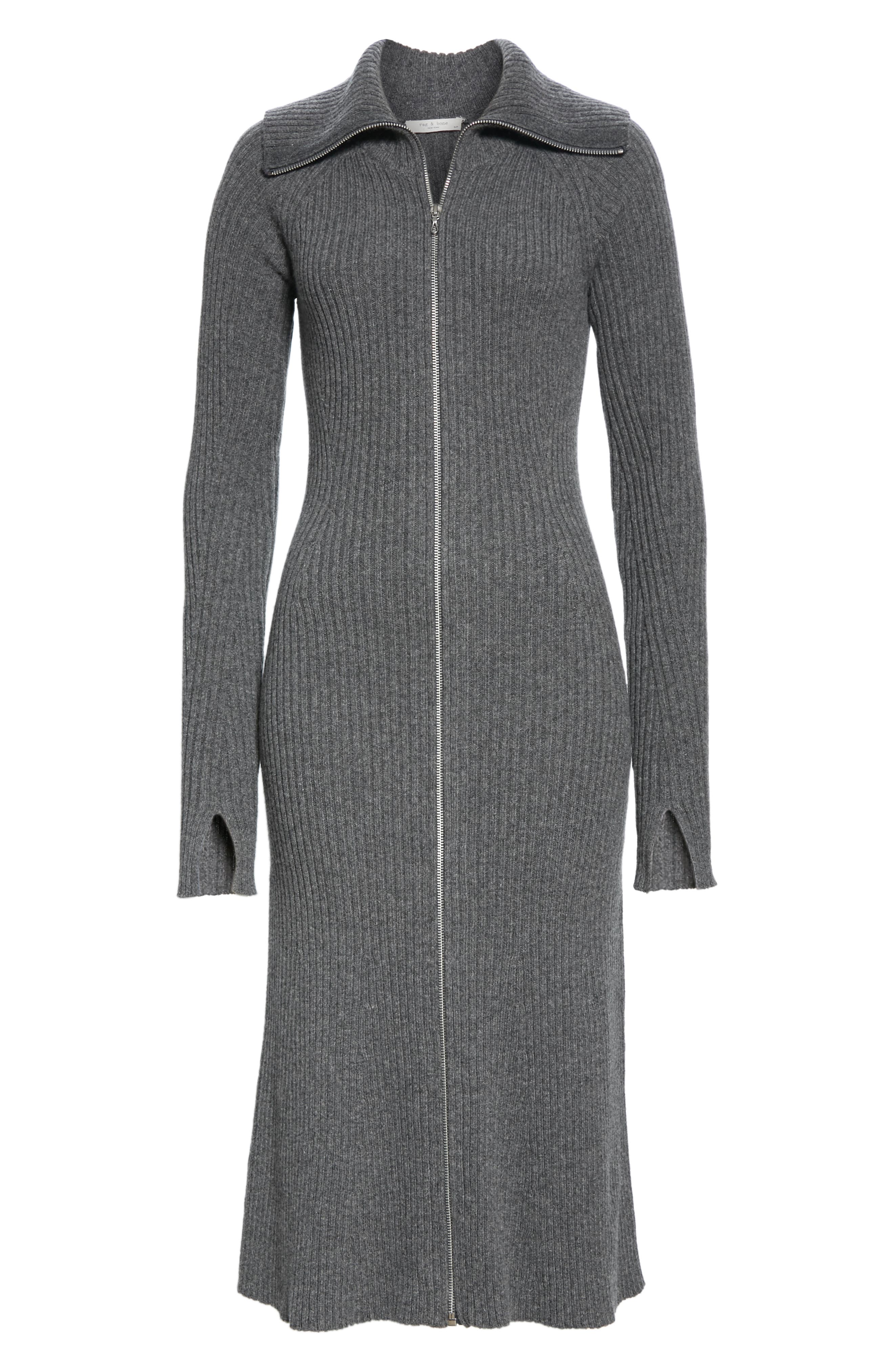 Rag \u0026 Bone Olivia Zip Front Merino Wool 