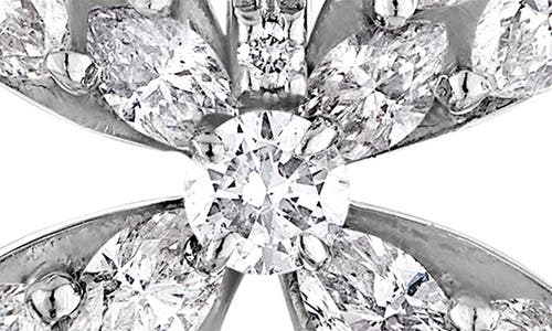 Mindi Mond Diamond Flowerfly Drop Earrings In White Gold/diamond