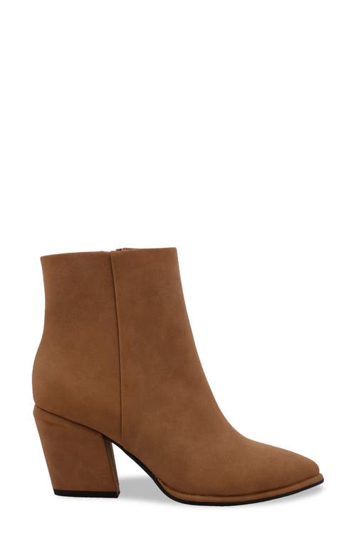 Shop Mia Domina Pointed Toe Bootie In Mushroom