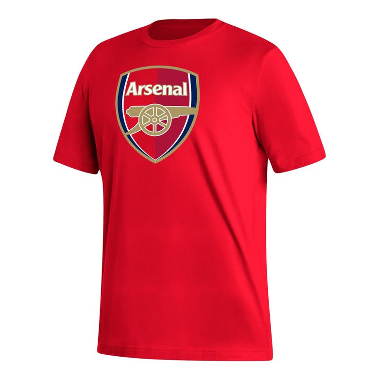 Shop Adidas Originals Adidas Red Arsenal Crest T-shirt