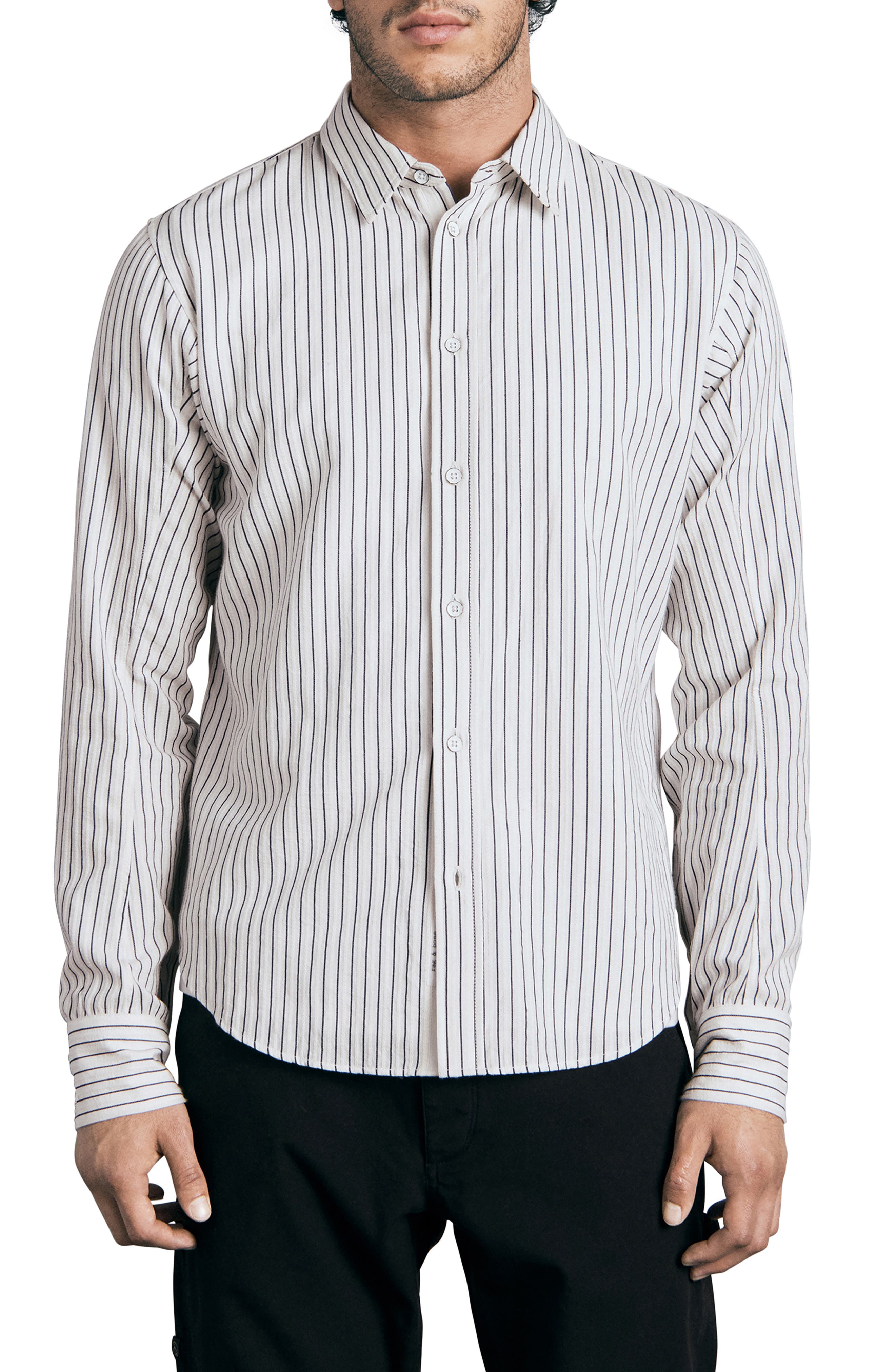 Online Watch Shopping Calvin Klein Striped Button Down Long Sleeve 