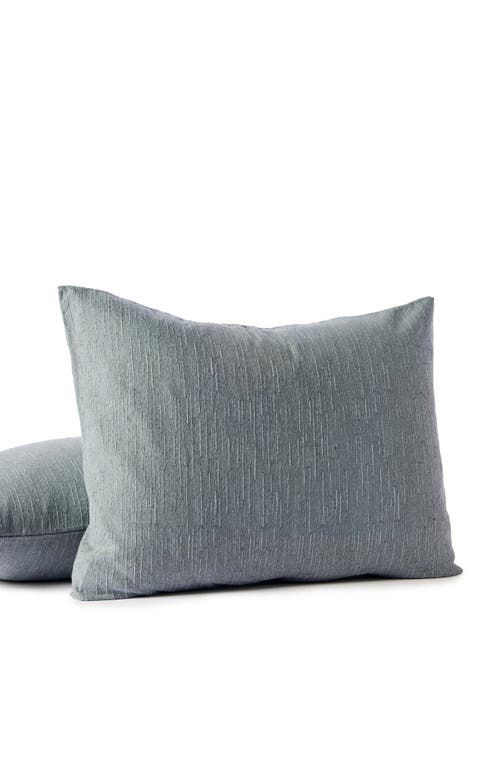 Coyuchi Reyes Organic Cotton Pillow Sham In Marine