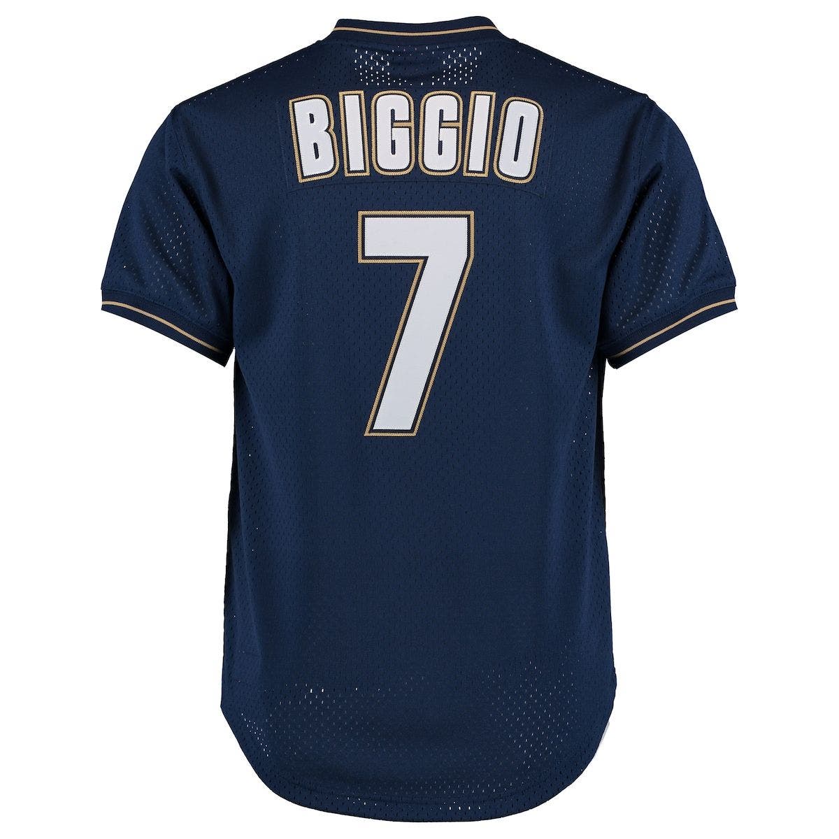 Men's Mitchell & Ness Craig Biggio Navy Houston Astros Cooperstown  Collection Batting Practice Jersey