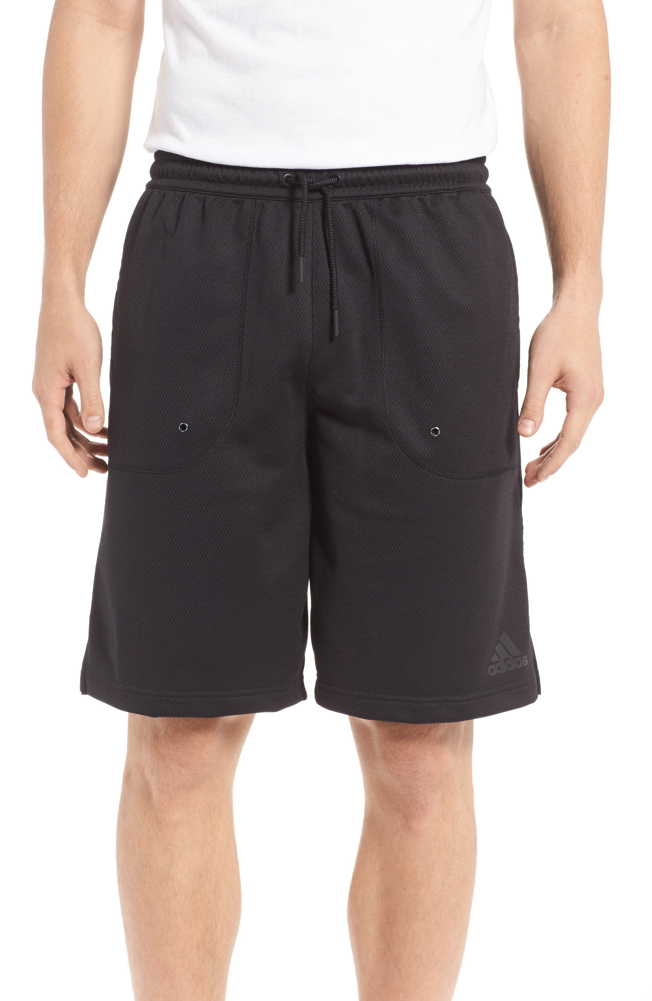 adidas mesh shorts with pockets