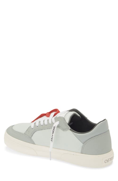 Shop Off-white New Low Vulcanized Sneaker In Greyish Green