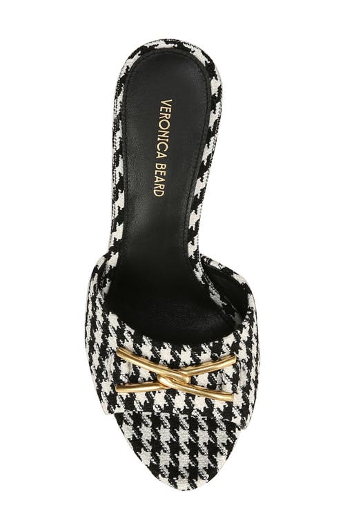 Shop Veronica Beard Mirren Slide Sandal In Black/white