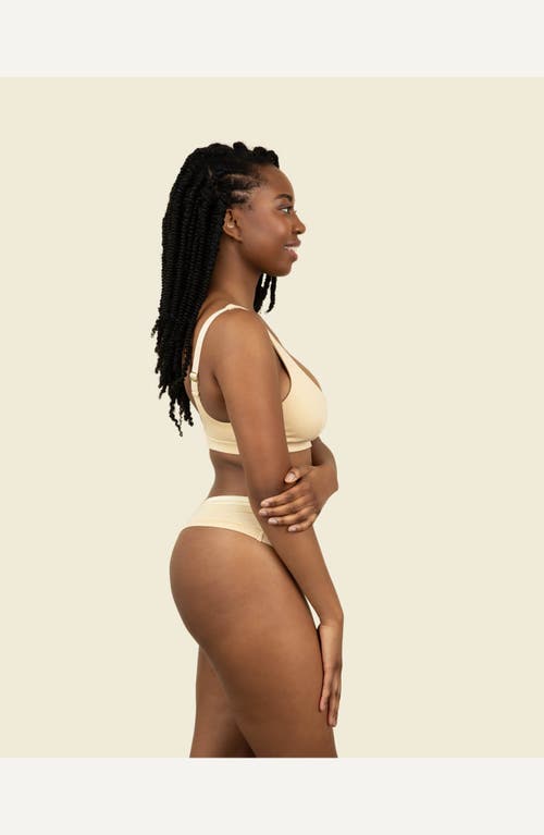 Subset Keyhole Soft Bra In Wheat