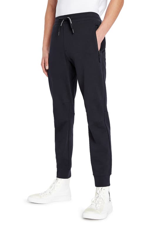 Milano New York Sweatpants in Solid Blue Navy