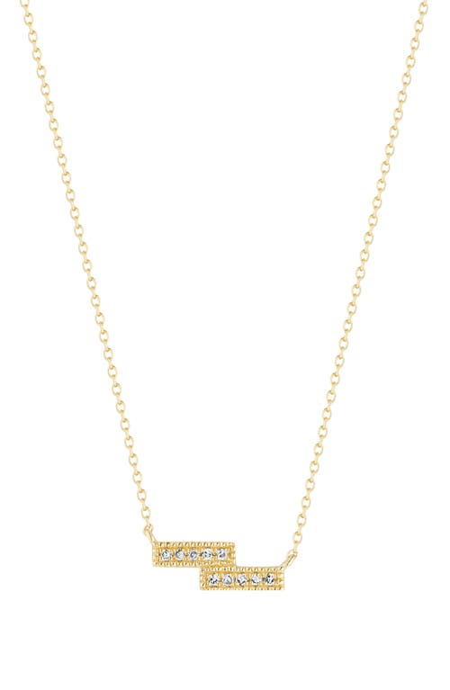 Dana Rebecca Designs Sylvie Rose Diamond Stair Step Pendant Necklace in Yellow Gold at Nordstrom