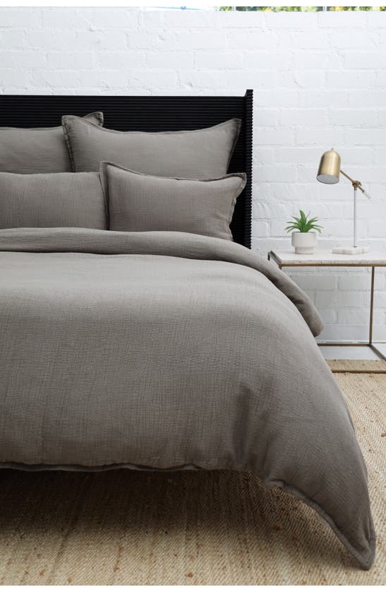 Shop Pom Pom At Home Waverly Duvet Cover & Sham Set In Pebble