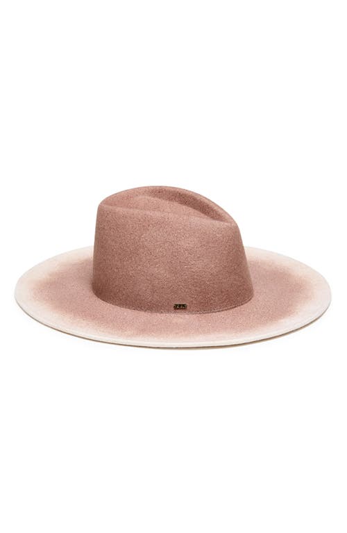 Eugenia Kim Harlowe Gradient Wool Felt Fedora in Fawn/Ivory 