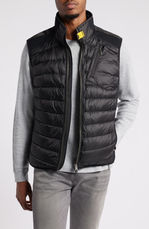 Parajumpers Zavier Water Repellent Quilted Down Jacket in Black 