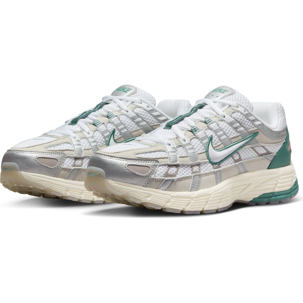 Nike P-6000 Premium Sneaker In Light Bone/white/silver